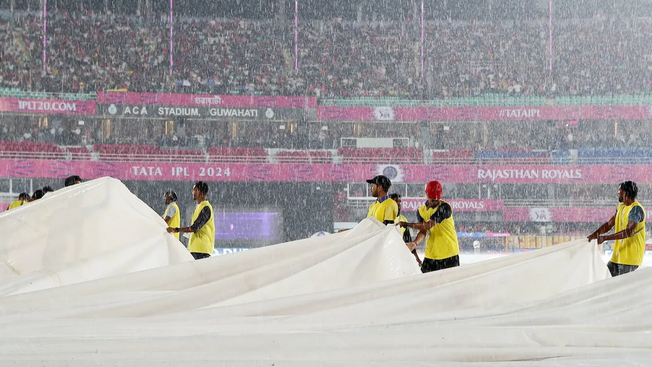 RR vs KKR Match abandoned due to rain