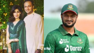 Shakib-Al-Hasan's wife denies rumours of his husband cheating her