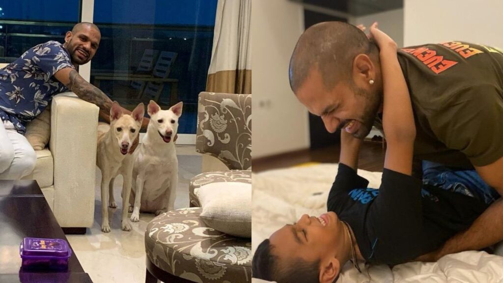 Shikhar Dhawan has an emotional message for his son