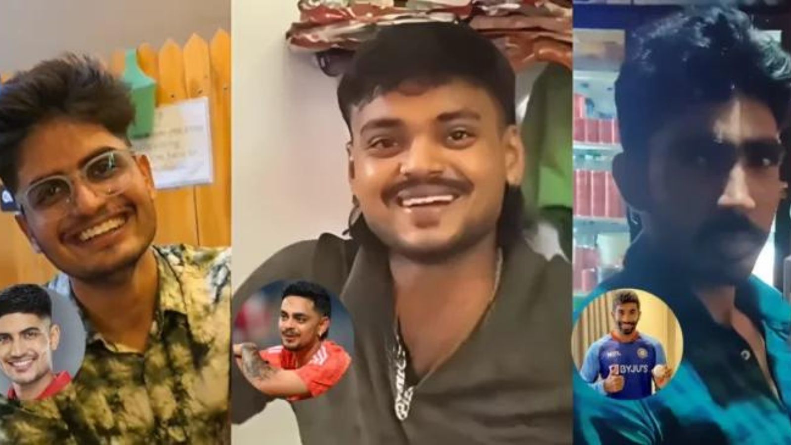 Viral video of the doppelgängers of Shubman Gill, Ishant Sharma and Jasprit Bumrah