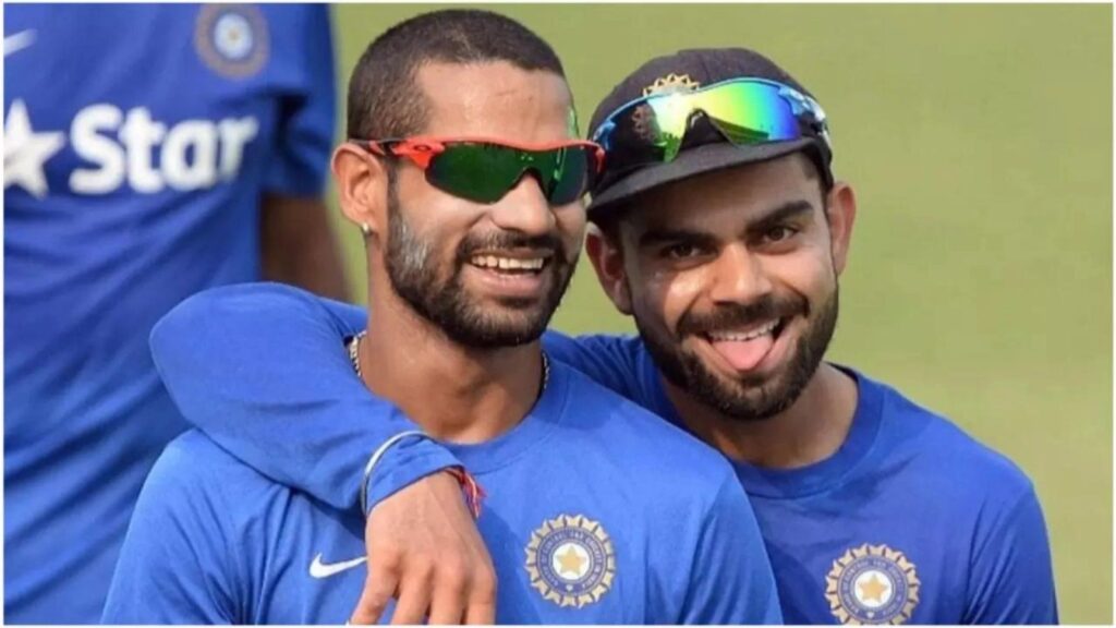 Virat Kohli wished his close friend Shikhar Dhawan for his retirement with an incredible message