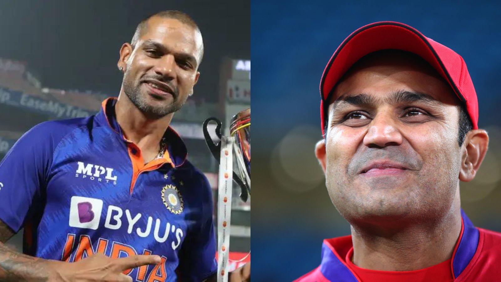 Virender Sehwag wishes Shikhar Dhawan after his retirement