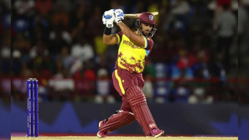 [Watch] Nicholas Pooran smashes four consecutive sixes against Nandre Burger