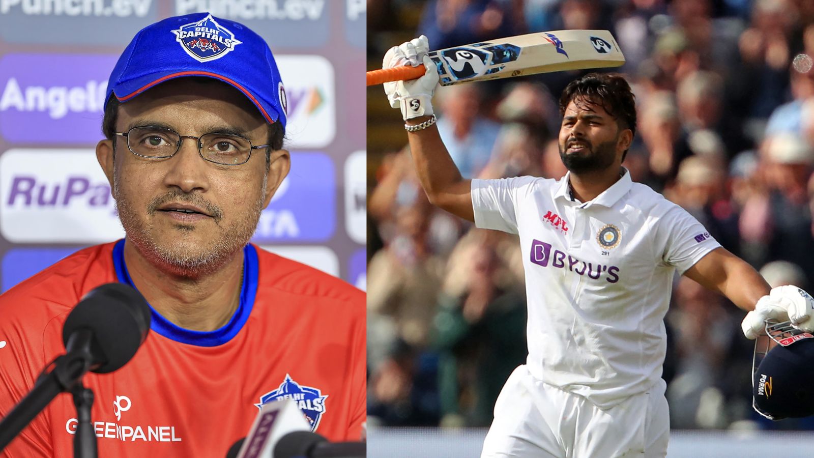 Sourav Ganguly considers Rishabh Pant as one of India's all-time great Test batter