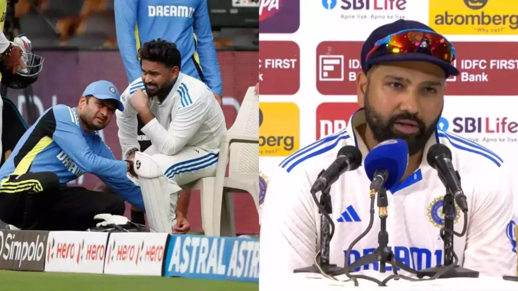 Rohit Sharma reveals the reason why Rishabh Pant was not on the field while India were bowling