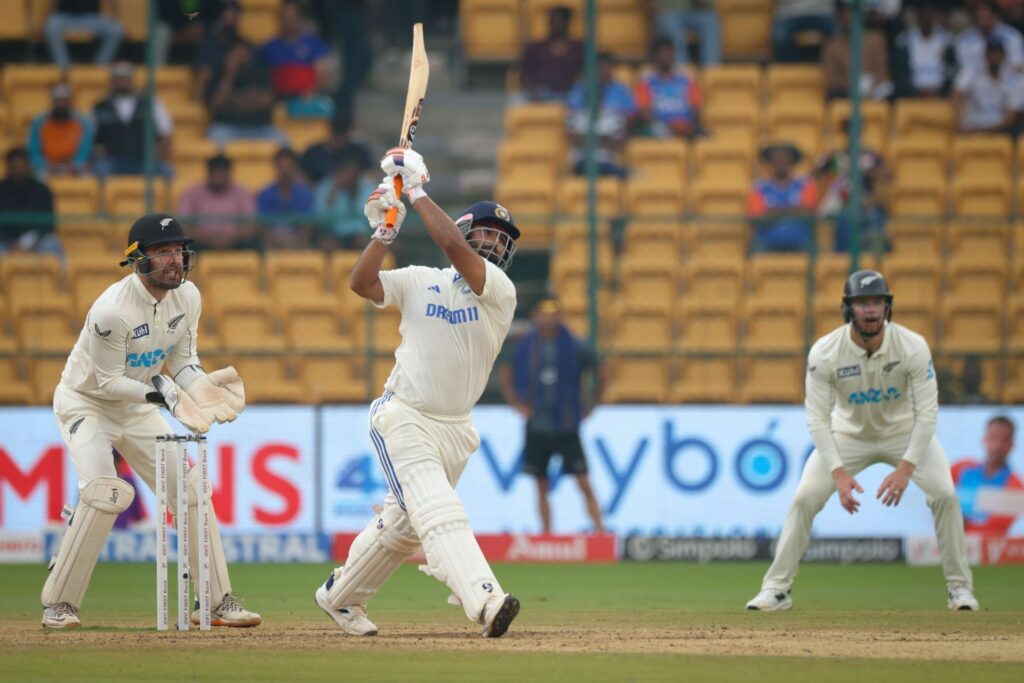 Watch: Rishabh Pant launches Tim Southee for a big six over the side screen