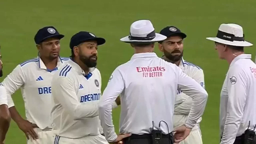 Watch: Rohit Sharma and Co. have heated interactions with on field umpires after the end of Day 4 in Bengaluru