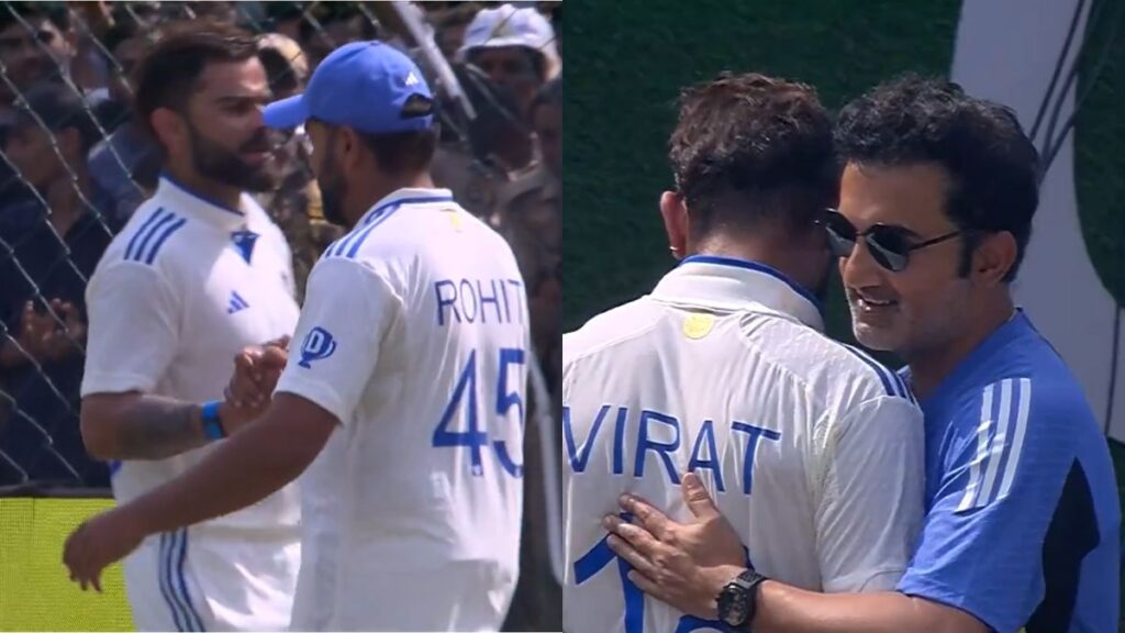 Watch: Virat Kohli hugs Gautam Gambhir after Test series win vs Bangladesh