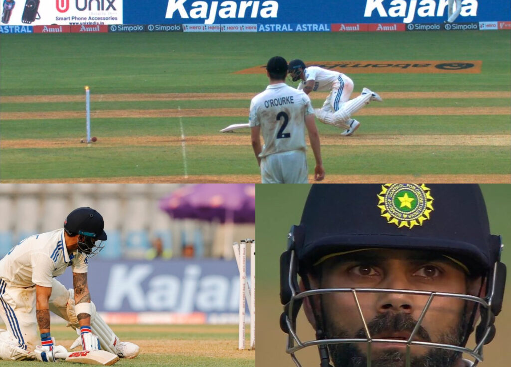 "Stupidity peaked here", Fans troll Virat Kohli for getting run-out against New Zealand in Mumbai