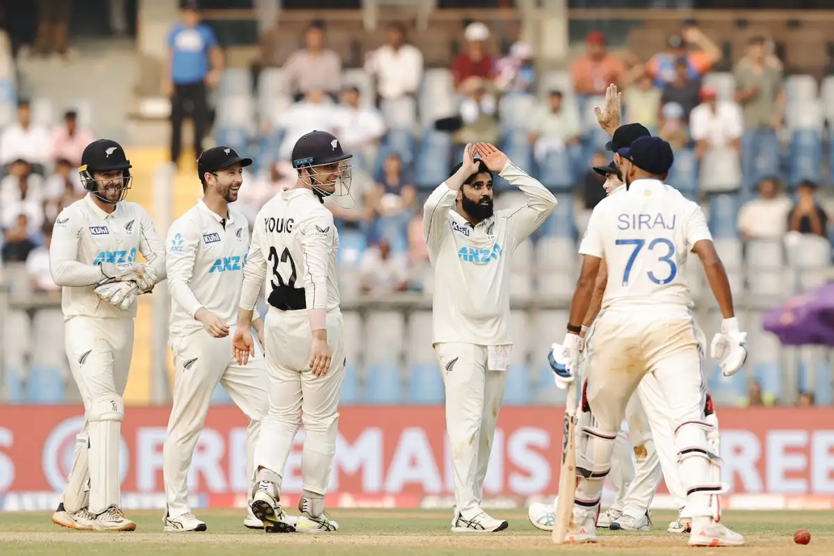 Team India had a lead of 28 runs at the end of their first innings 