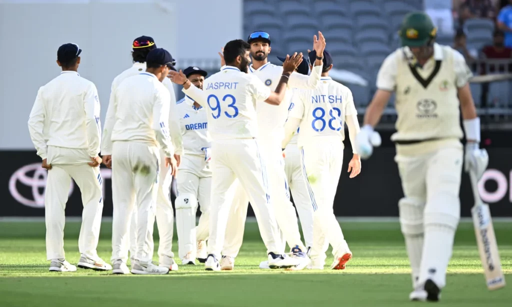 Indian bowlers lead by Jasprit Bumrah put them back in the game