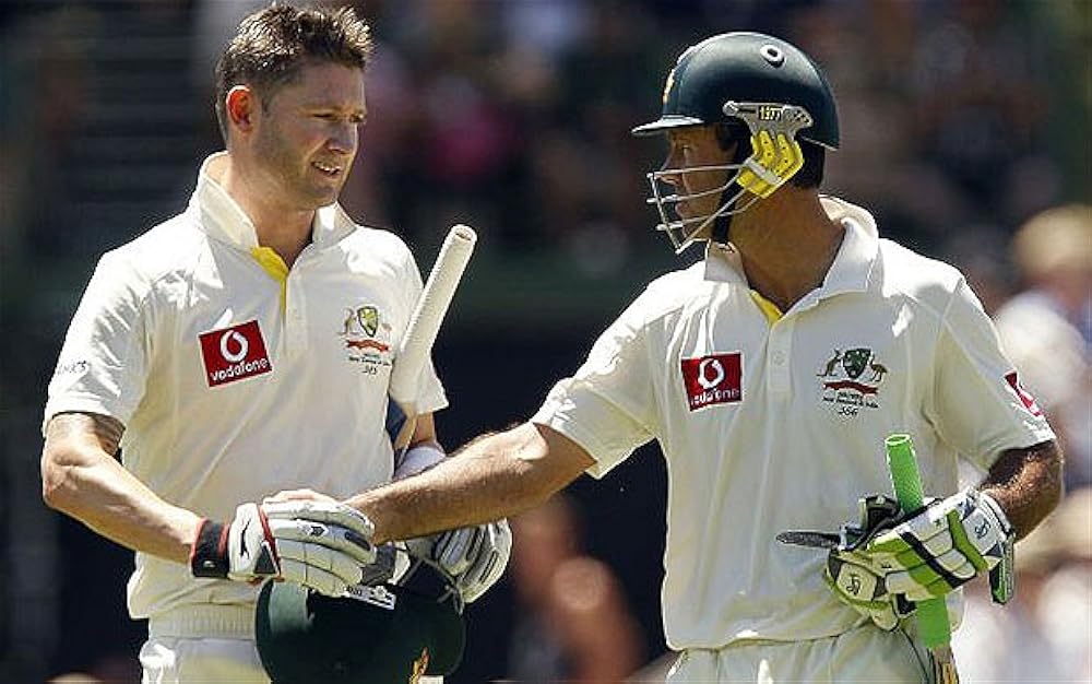 Michael Clarke and Ricky Ponting