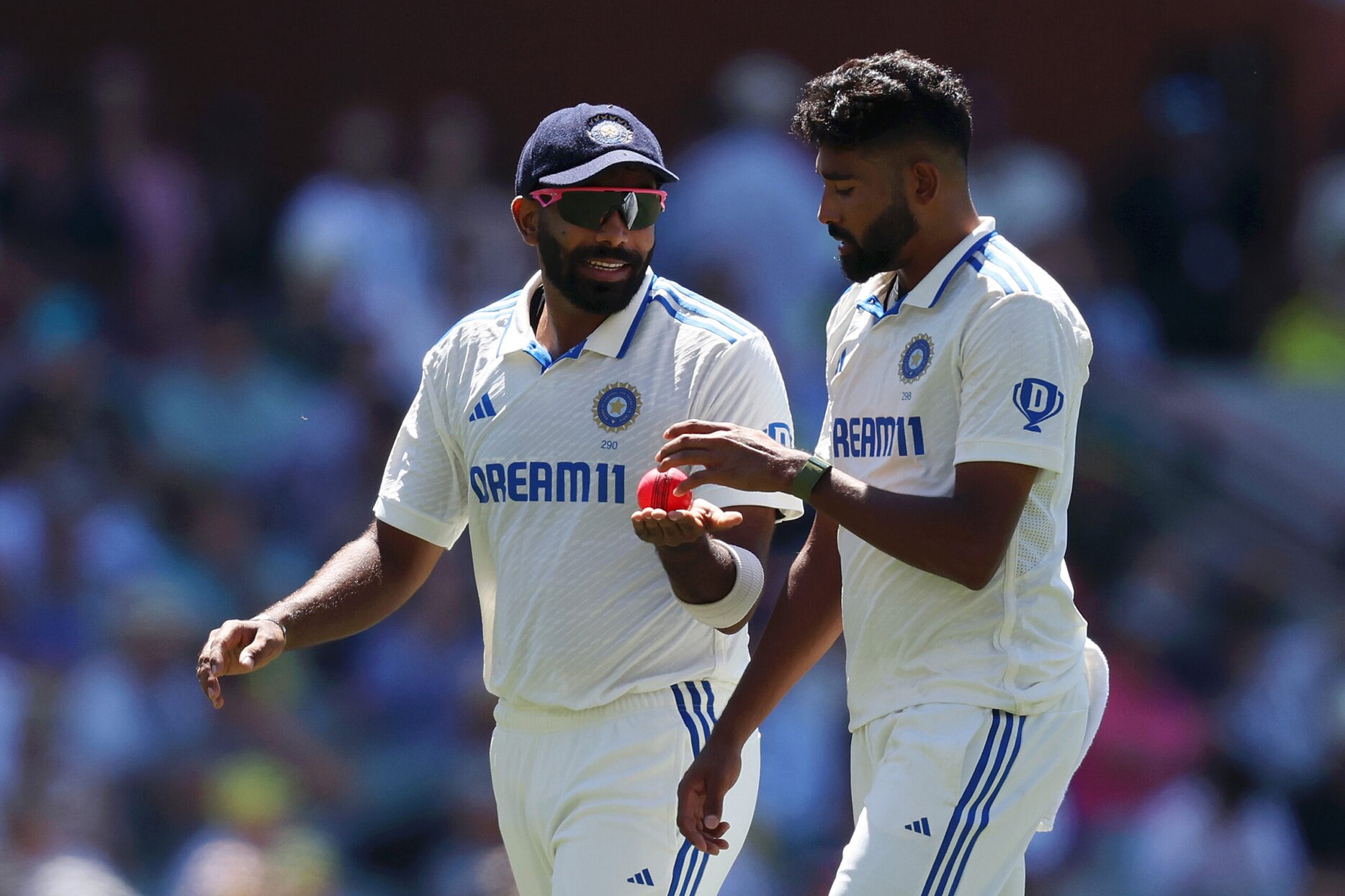 Jasprit Bumrah suffered cramps during the Adelaide Test